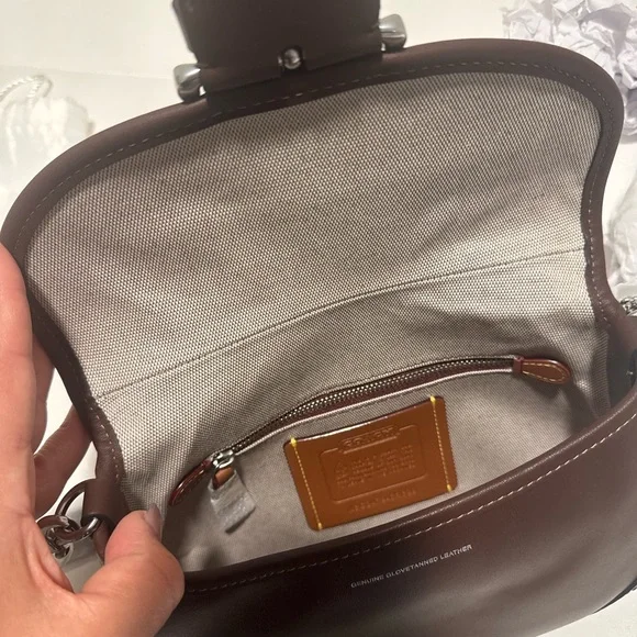 Coach SoHo Brown Leather Women's Bag - Picture 5 of 7